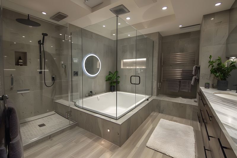 Luxurious Corner Bathtub